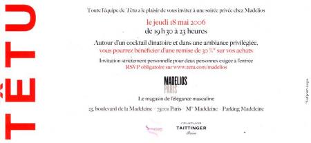 Vente prive Ttu-Madelios